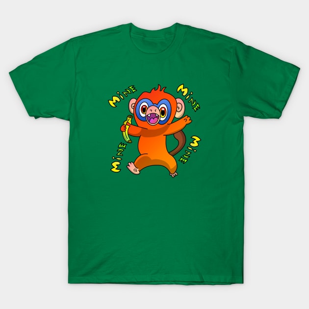 Booki the Banana Loving Monkey T-Shirt by mm92